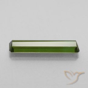 Tourmaline Gemstone in 17.4 x 4.2 mm Size for Sale, Tourmaline Stone in Medium Green Color