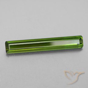 2.98 ct Green Tourmaline Stone, Natural Tourmaline in Octagon Facet Shape for Sale