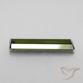 Tourmaline Gemstone in 17.6 x 4.7 mm Size for Sale, Tourmaline Stone in Forest Green Color