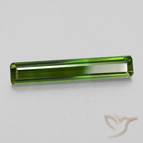 2.29 ct Green Tourmaline Stone, Natural Tourmaline in Octagon Facet Shape for Sale