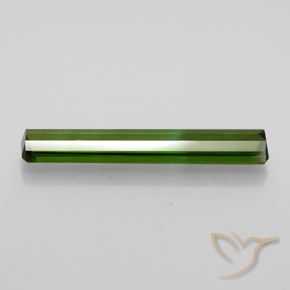 Tourmaline Gemstone in 21.4 x 3.8 mm Size for Sale, Tourmaline Stone in Earthy Green Color