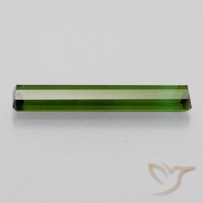 Tourmaline Gemstone in 20.5 x 3.9 mm Size for Sale, Tourmaline Stone in Dark Green Color