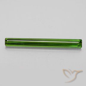 2.49ct Natural Forest Green Tourmaline, Emerald Cut, VVS