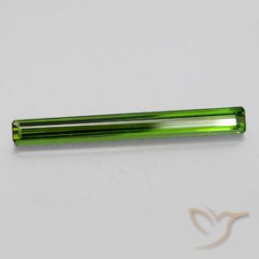2.49 ct Green Tourmaline Stone, Natural Tourmaline in Octagon Facet Shape for Sale