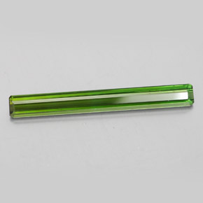 2.59 ct Green Tourmaline Stone, Natural Tourmaline in Octagon Facet Shape for Sale