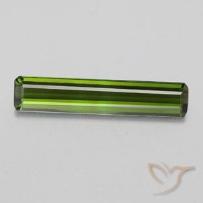 2.31ct Natural Medium Green Tourmaline, Emerald Cut, VVS-VS