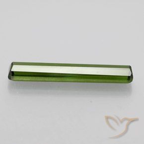 Tourmaline Gemstone in 19.7 x 3.9 mm Size for Sale, Tourmaline Stone in Medium Green Color