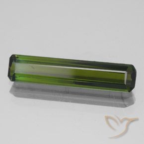 2.56 ct Green Tourmaline Stone, Natural Tourmaline in Octagon Facet Shape for Sale