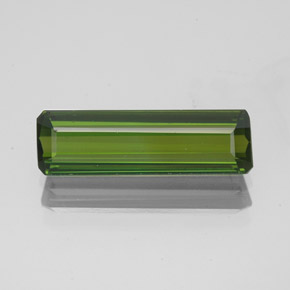 暗绿色 碧玺 Gem - 2ct 八角切面 (ID: 348997)