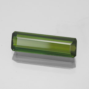 2.02 ct Green Tourmaline Stone, Natural Tourmaline in Octagon Facet Shape for Sale