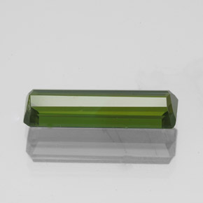 Tourmaline Gemstone in 14.1 x 4.3 mm Size for Sale, Tourmaline Stone in Dark Green Color