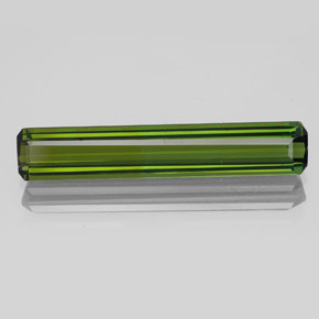 2.70 ct Green Tourmaline Gemstone, Tourmaline Gem in Octagon Facet Shape for Sale.