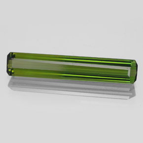 2.70 ct Green Tourmaline Stone, Natural Tourmaline in Octagon Facet Shape for Sale