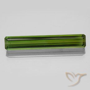 2.47ct Natural Forest Green Tourmaline, Emerald Cut, VS-SI