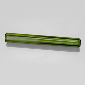 2.65 ct Green Tourmaline Stone, Natural Tourmaline in Octagon Facet Shape for Sale