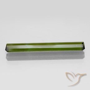 Tourmaline Gemstone in 24.5 x 3.6 mm Size for Sale, Tourmaline Stone in Yellowish Green Color