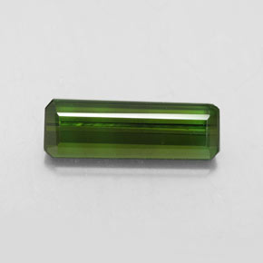 tiefgrün Turmalin Edelstein - 2.3ct Oktagon facettiert (ID: 349002)