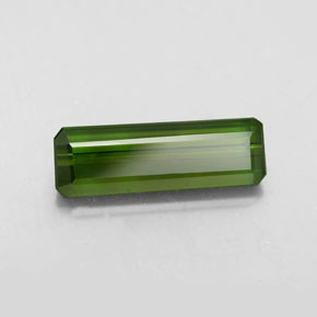 2.32 ct Green Tourmaline Stone, Natural Tourmaline in Octagon Facet Shape for Sale
