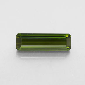 2.25 ct Green Tourmaline Gemstone, Tourmaline Gem in Octagon Facet Shape for Sale.