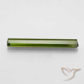 Tourmaline Gemstone in 23.4 x 3.7 mm Size for Sale, Tourmaline Stone in Deep Green Color
