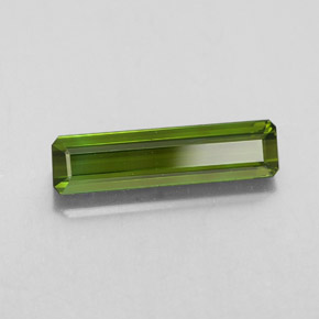 2.04 ct Green Tourmaline Stone, Natural Tourmaline in Octagon Facet Shape for Sale