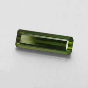 2.22 ct Green Tourmaline Stone, Natural Tourmaline in Octagon Facet Shape for Sale