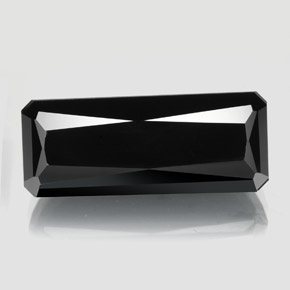 18.37 ct Black Tourmaline Gemstone, Tourmaline Gem in Octagon / Scissor Cut Shape for Sale.