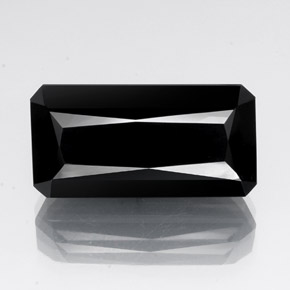 30.20 ct Black Tourmaline Gemstone, Tourmaline Gem in Octagon / Scissor Cut Shape for Sale.