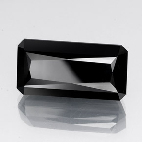 30.20 ct Black Tourmaline Stone, Natural Tourmaline in Octagon / Scissor Cut Shape for Sale