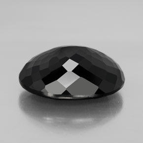 Tourmaline Gemstone in 16.4 x 13.2 mm Size for Sale, Tourmaline Stone in Black Color