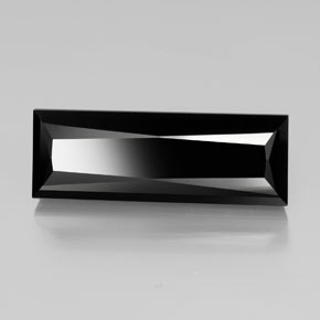 48.28 ct Black Tourmaline Stone, Natural Tourmaline in Baguette / Scissor Cut Shape for Sale
