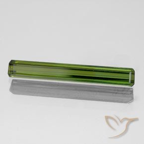 1.40 ct Green Tourmaline Stone, Natural Tourmaline in Octagon / Scissor Cut Shape for Sale