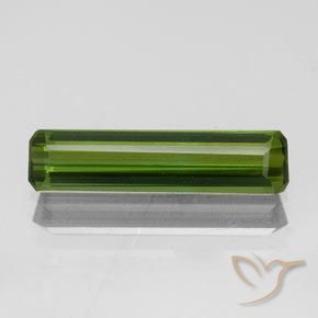 1.17ct Natural Yellowish Green Tourmaline, Emerald Cut, VVS