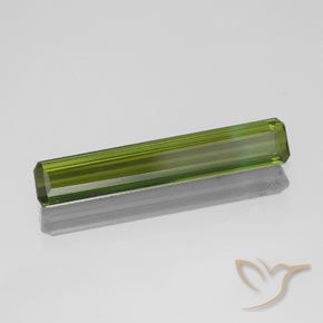 1.14 ct Green Tourmaline Stone, Natural Tourmaline in Octagon Facet Shape for Sale