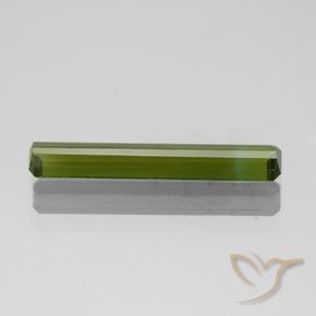Tourmaline Gemstone in 17.3 x 3.1 mm Size for Sale, Tourmaline Stone in Forest Green Color