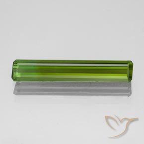 1.52ct Natural Seaweed Green Tourmaline, Emerald Cut, VVS