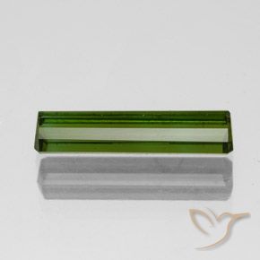 Tourmaline Gemstone in 14.1 x 3.3 mm Size for Sale, Tourmaline Stone in Forest Green Color