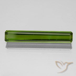 1.51ct Natural Dark Green Tourmaline, Octagon / Emerald Cut, VVS-VS, Photo A