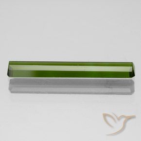 Tourmaline Gemstone in 20.1 x 3.4 mm Size for Sale, Tourmaline Stone in Dark Green Color