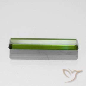 Tourmaline Gemstone in 17.3 x 3.3 mm Size for Sale, Tourmaline Stone in Yellowish Green Color