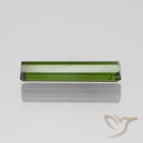 Tourmaline Gemstone in 14.6 x 3.6 mm Size for Sale, Tourmaline Stone in Forest Green Color