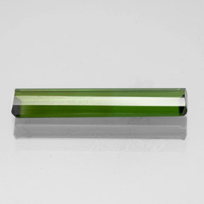 Tourmaline Gemstone in 18.1 x 3.8 mm Size for Sale, Tourmaline Stone in Medium Green Color