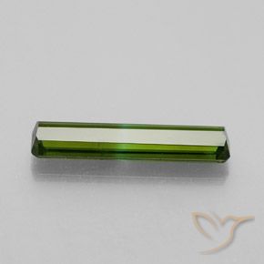 Tourmaline Gemstone in 14 x 3.3 mm Size for Sale, Tourmaline Stone in Dark Green Color
