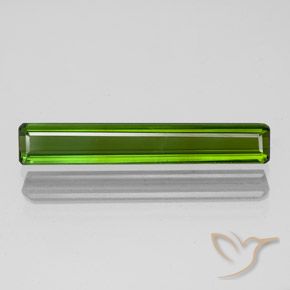 1.44ct Natural Seaweed Green Tourmaline, Emerald Cut, VS