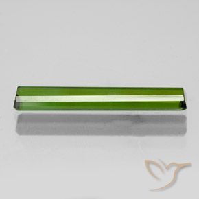Tourmaline Gemstone in 19 x 3.2 mm Size for Sale, Tourmaline Stone in Seaweed Green Color