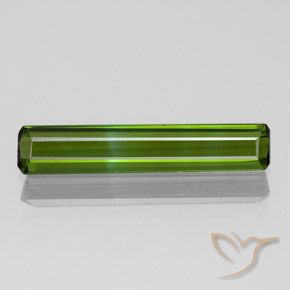 1.16ct Natural Dark Green Tourmaline, Emerald Cut, VVS-VS