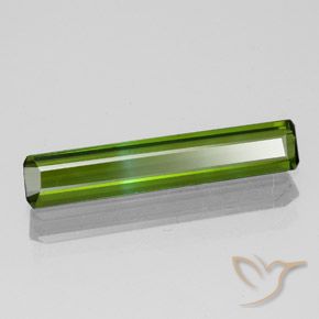 1.16 ct Green Tourmaline Stone, Natural Tourmaline in Octagon Facet Shape for Sale