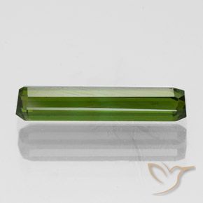 Tourmaline Gemstone in 14.4 x 3.4 mm Size for Sale, Tourmaline Stone in Dark Green Color