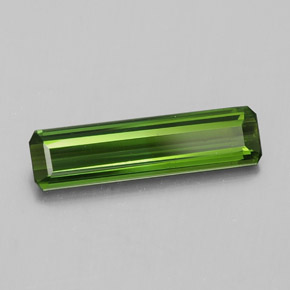 1.27 ct Green Tourmaline Stone, Natural Tourmaline in Octagon Facet Shape for Sale