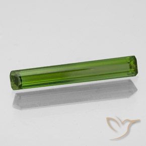1.00 ct Green Tourmaline Stone, Natural Tourmaline in Octagon Facet Shape for Sale